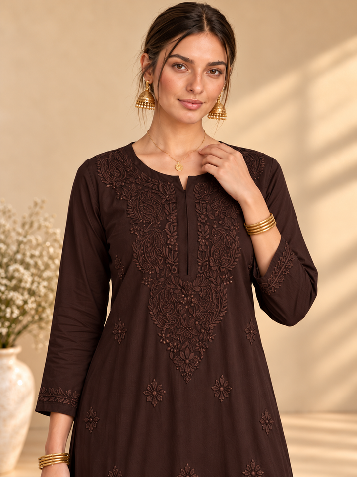Maryam Chikankari Rayon Co-ord Set