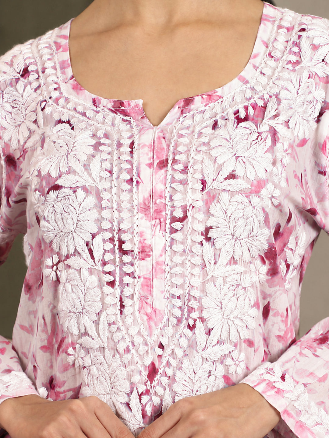 Bela Mulmul Chikankari Printed Co-ord Set
