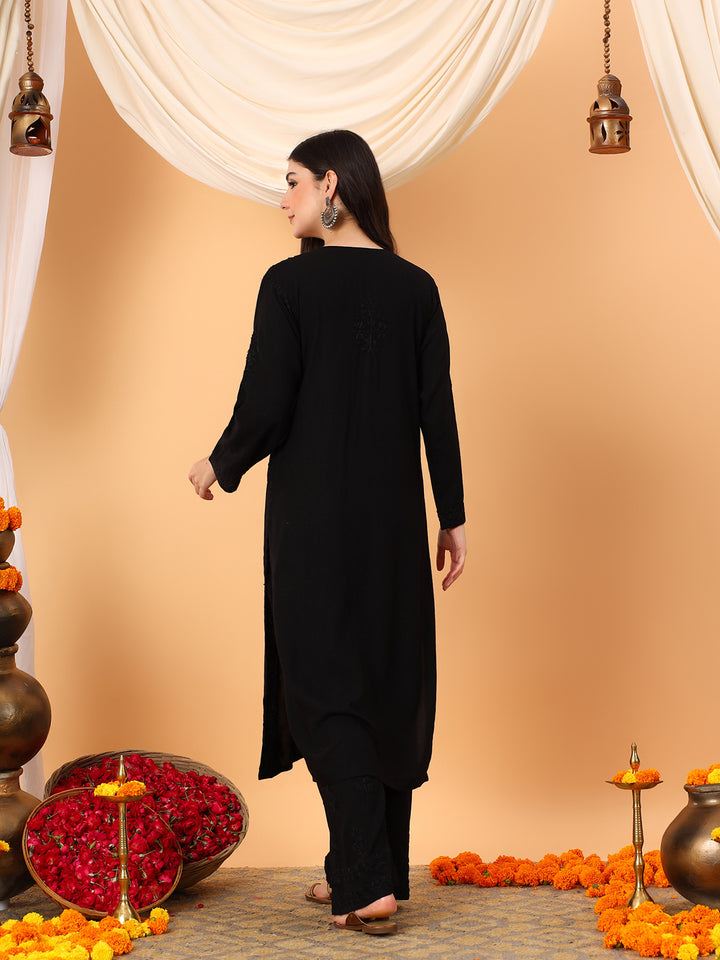 Faiza Chikankari Rayon Co-ord Set