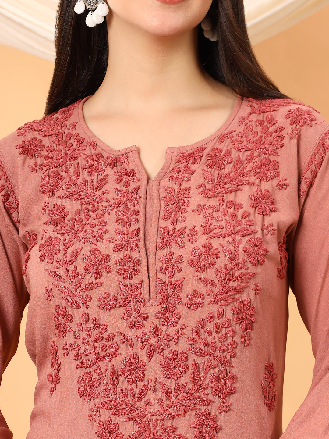 Faiza Chikankari Rayon Co-ord Set