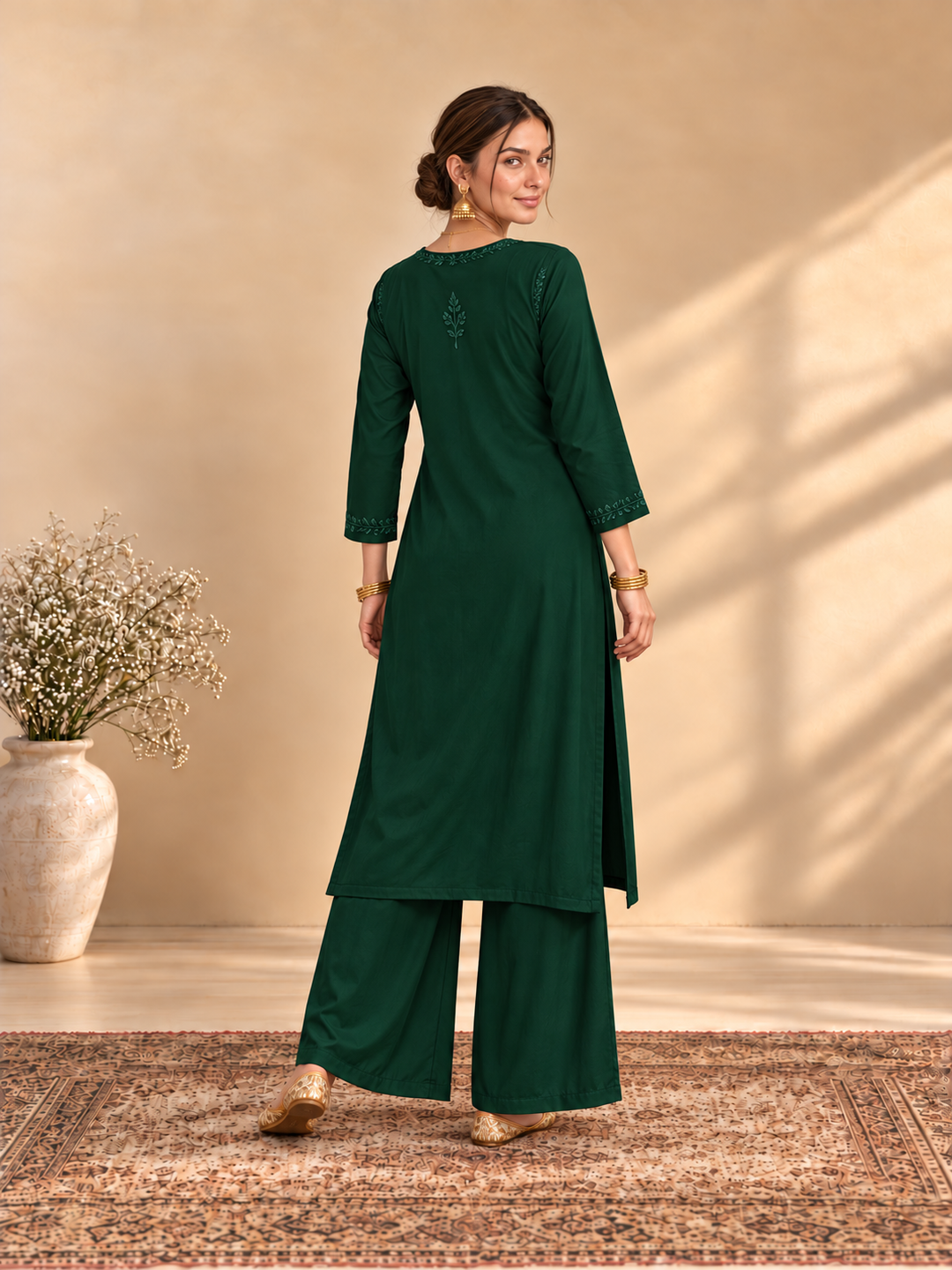 Maryam Chikankari Rayon Co-ord Set