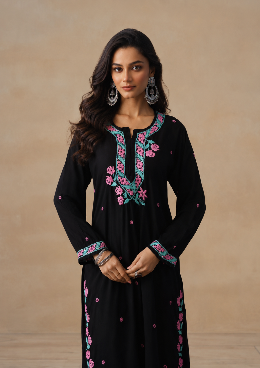 Gulab Rayon Chikankari Co-ord Set