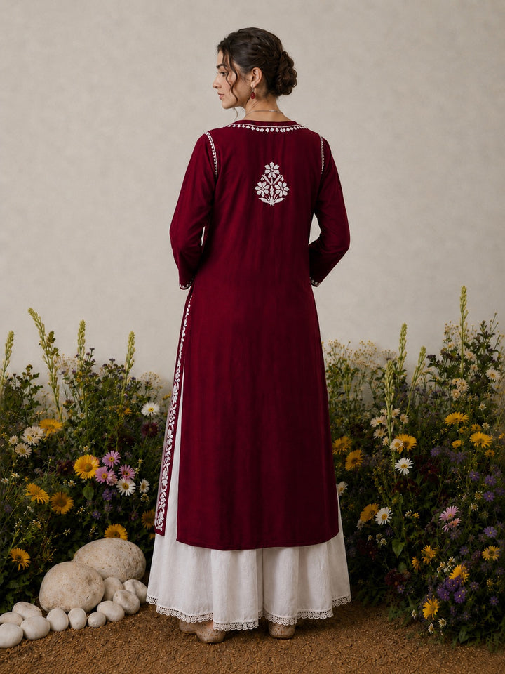 Lisa Chikankari Premium Modal Straight Kurta