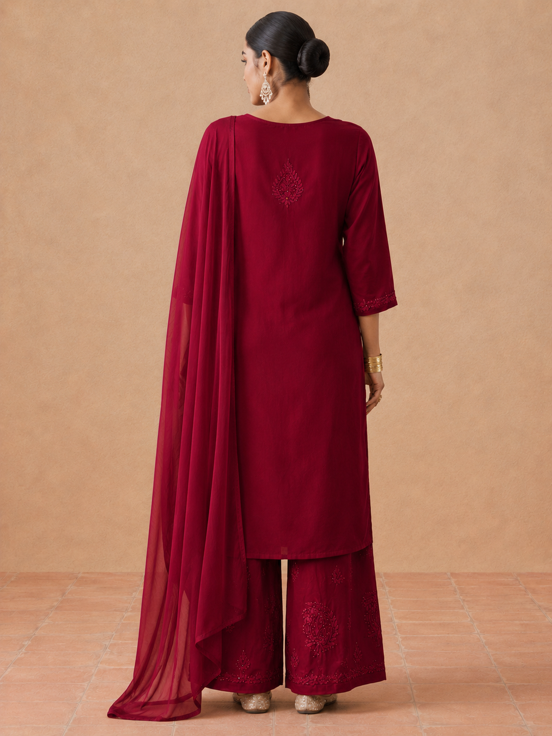 Kashish Rayon Chikankari Mukaish Co-ord Set