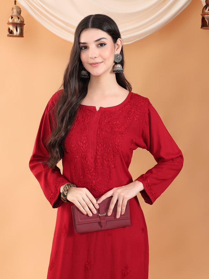 Maryam Chikankari Rayon Co-ord Set