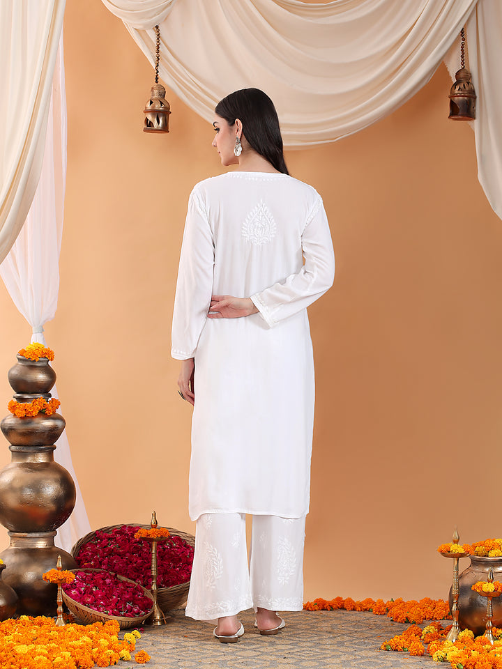 Maryam Chikankari Rayon Co-ord Set