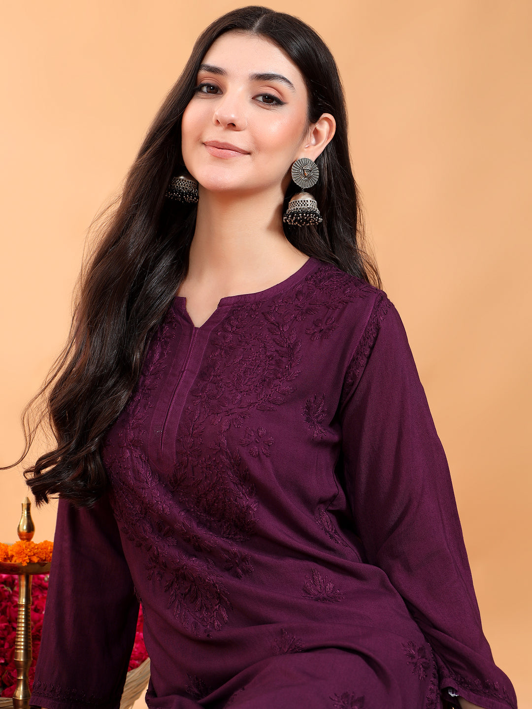 Maryam Chikankari Rayon Co-ord Set