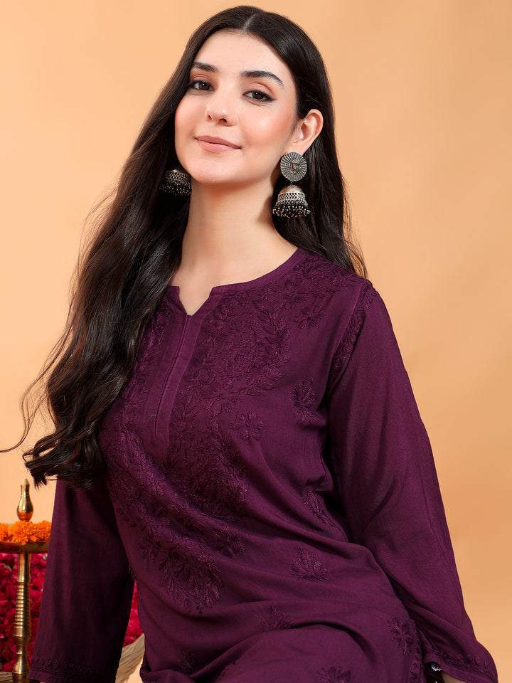 Maryam Chikankari Rayon Co-ord Set