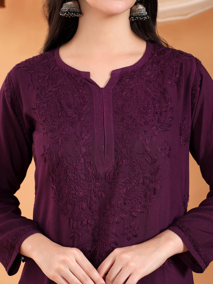 Maryam Chikankari Rayon Co-ord Set