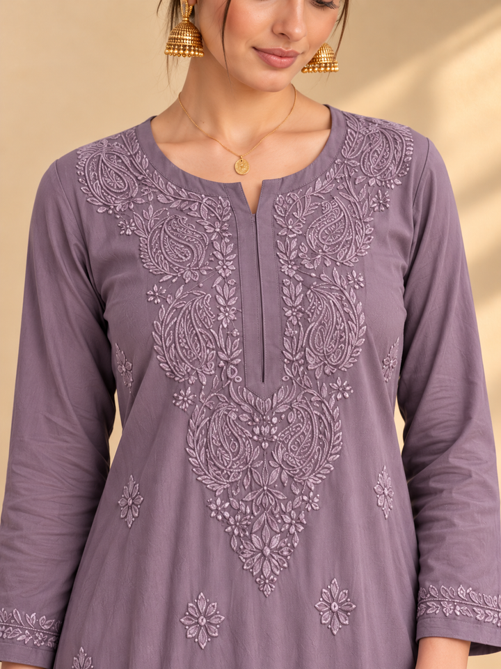 Maryam Chikankari Rayon Co-ord Set