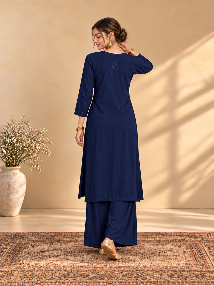 Maryam Chikankari Rayon Co-ord Set