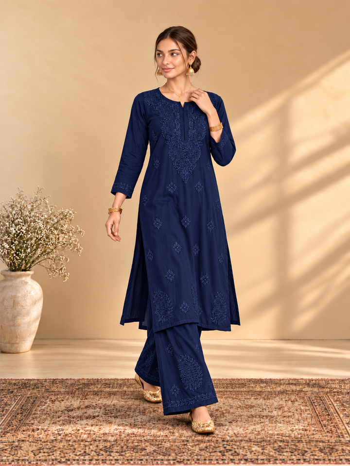 Maryam Chikankari Rayon Co-ord Set