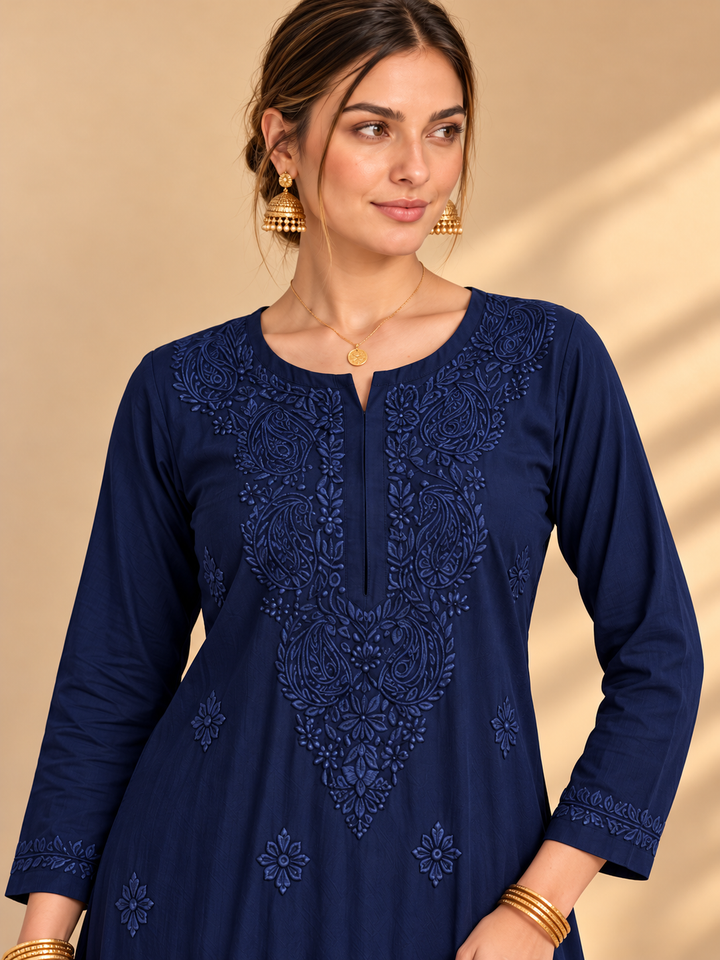 Maryam Chikankari Rayon Co-ord Set