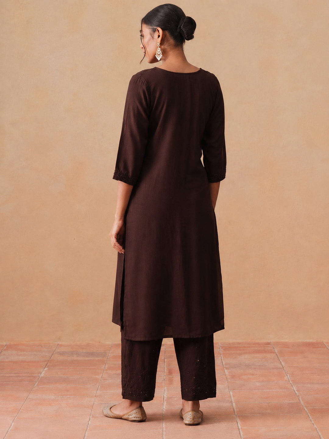 Kashish Rayon Chikankari Mukaish Co-ord Set