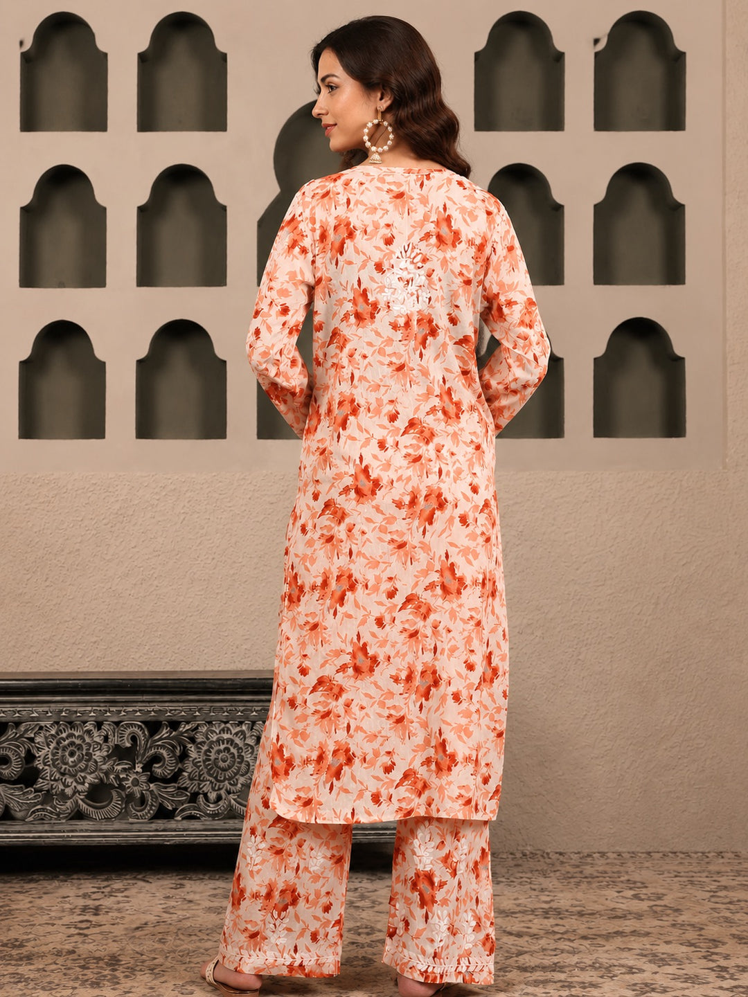 Bela Mulmul Chikankari Printed Co-ord Set