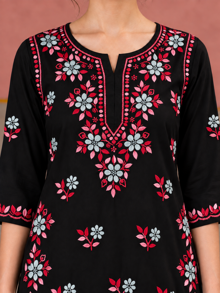 Miraya Chikankari Rayon Short Kurti