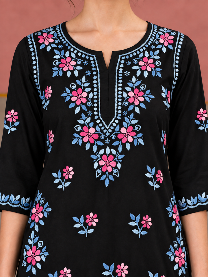 Miraya Chikankari Rayon Short Kurti