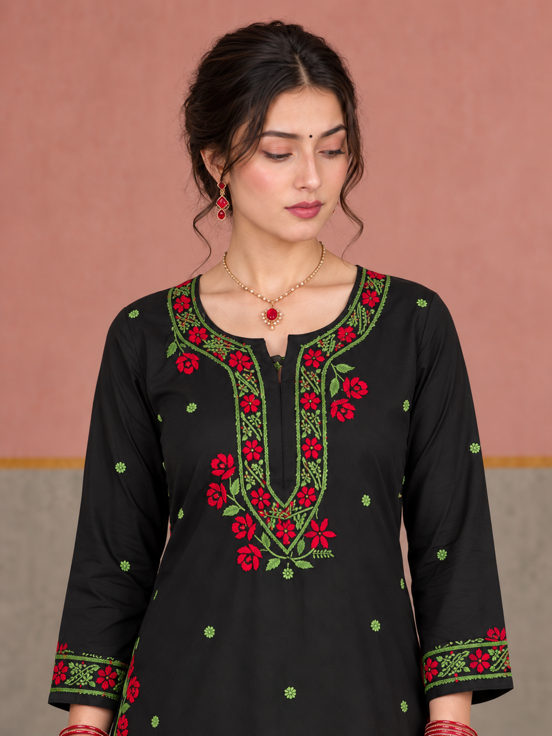 Apsara Rayon Chikankari Co-ord Set