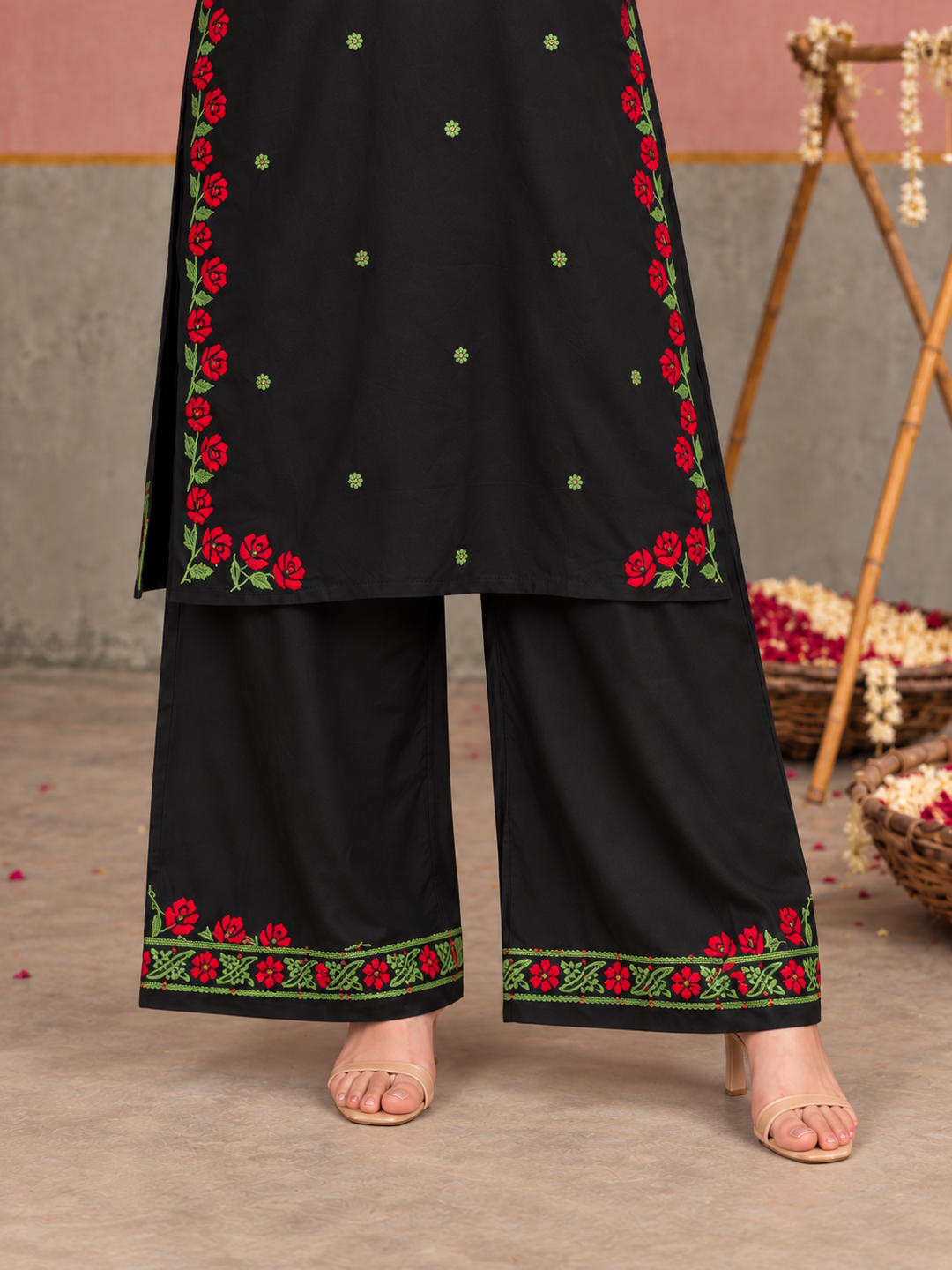 Apsara Rayon Chikankari Co-ord Set