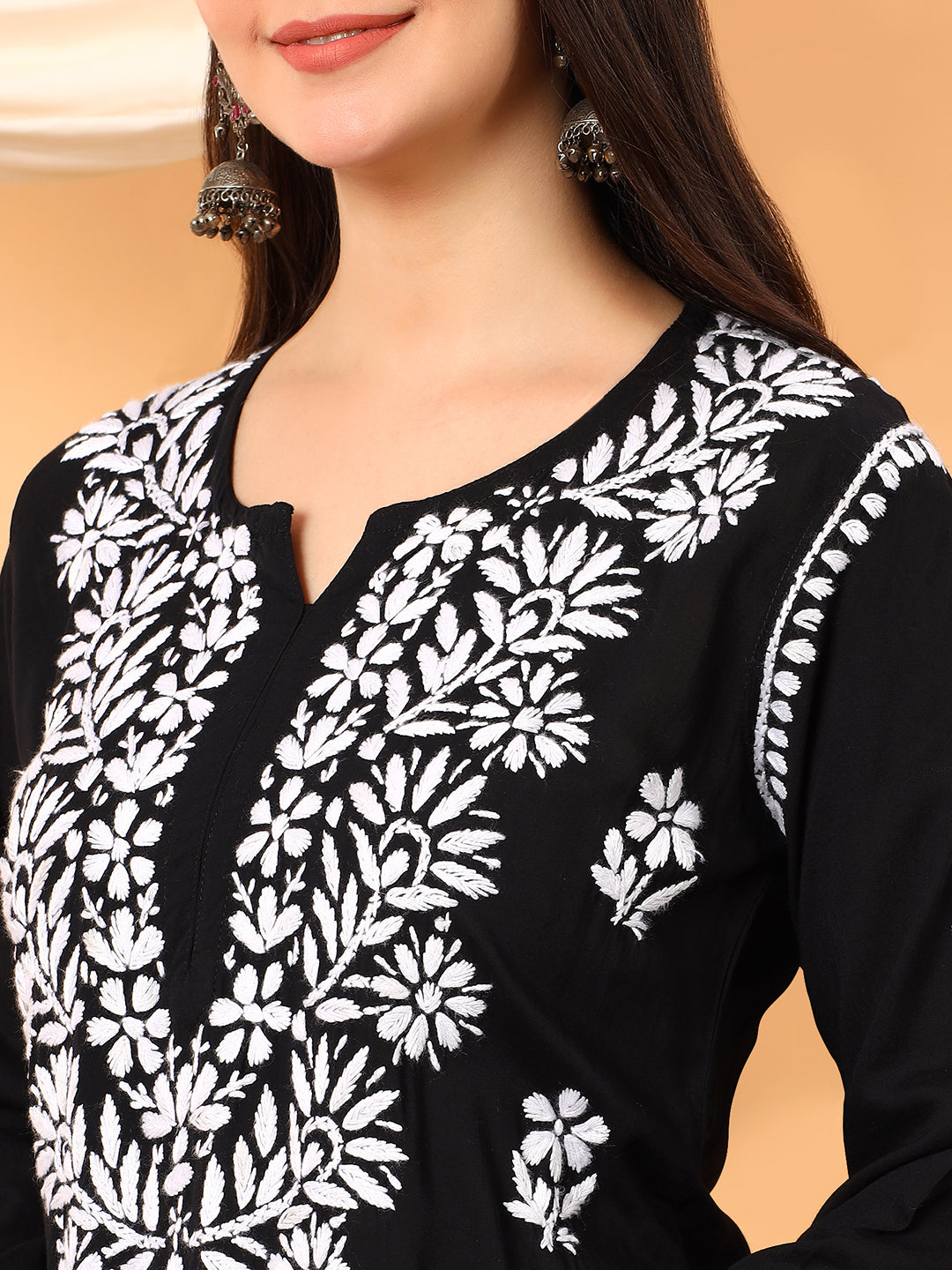 Rekha Modal Chikankari Premium Straight Kurta