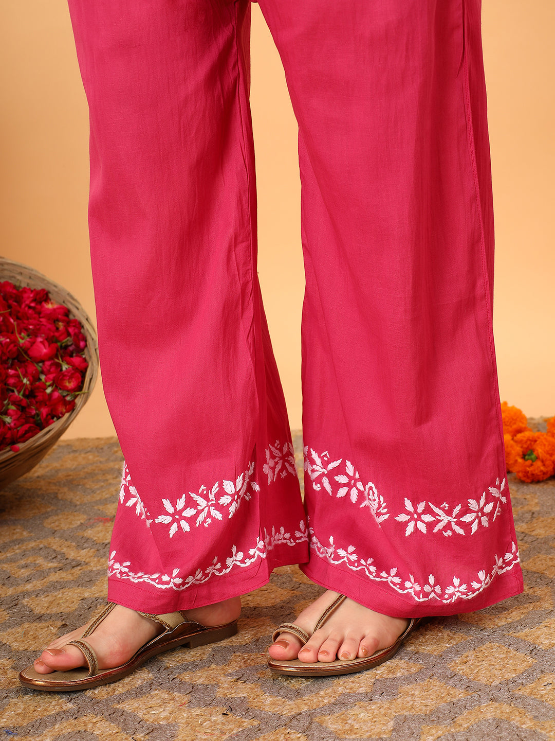 Ruhi Cotton Chikankari Co-ord Set