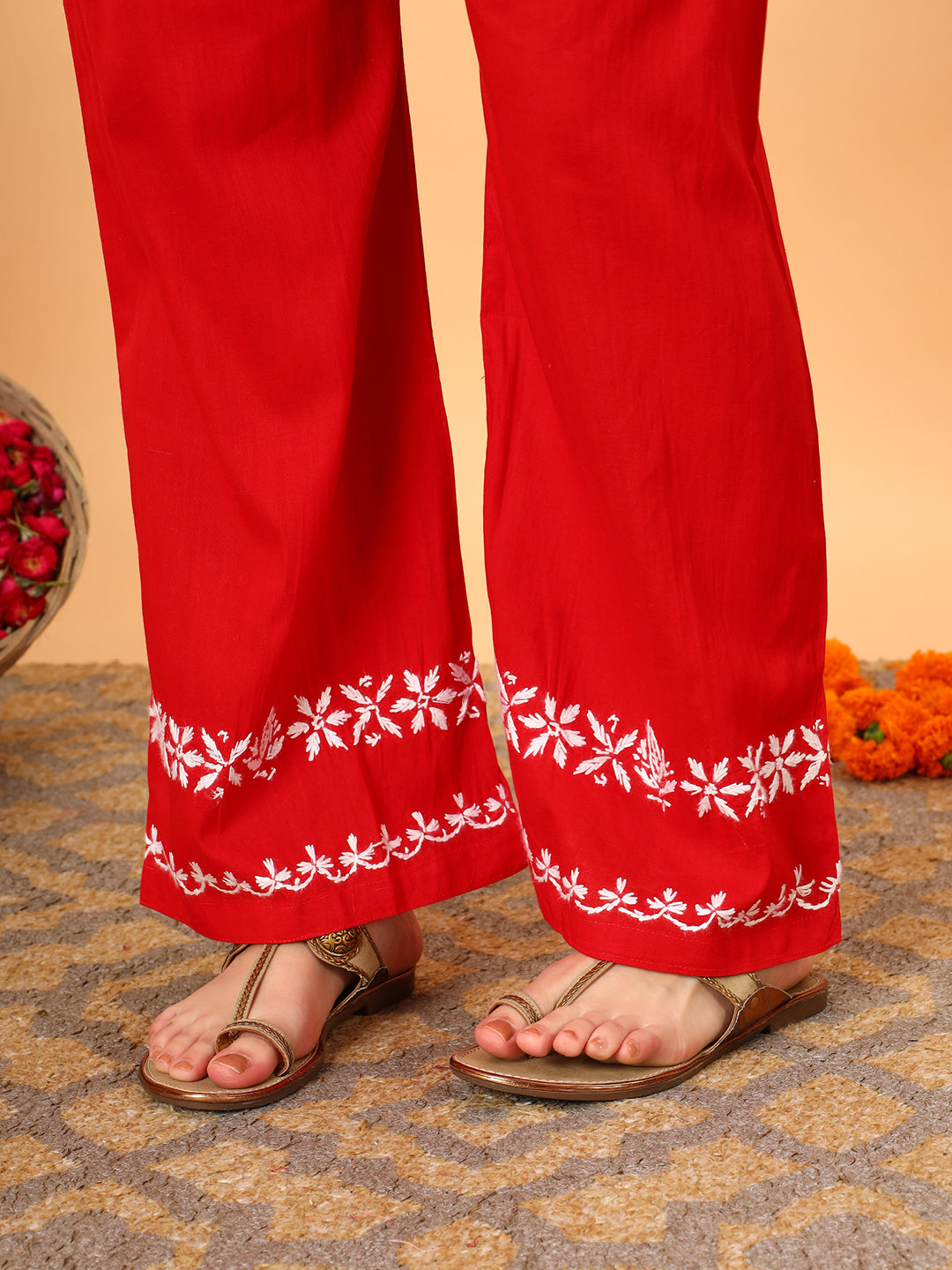 Ruhi Cotton Chikankari Co-ord Set