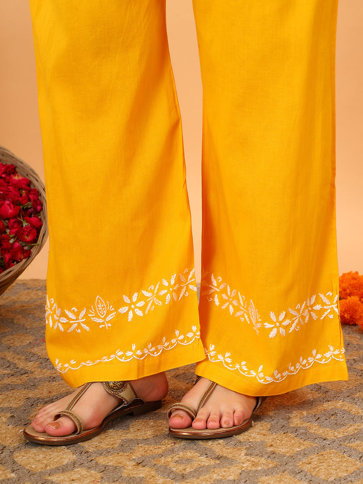 Ruhi Cotton Chikankari Co-ord Set