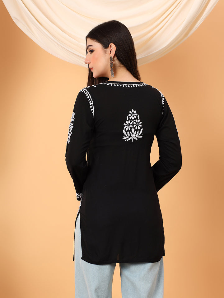 Sanya Modal Chikankari Short Kurti