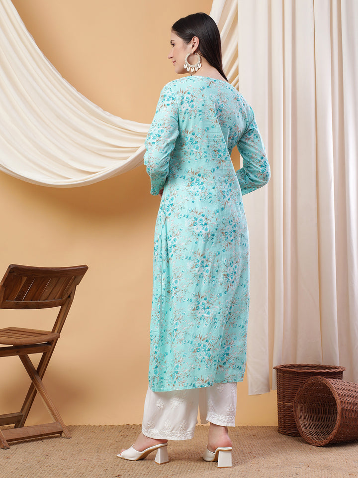 Chikankari kurta for women