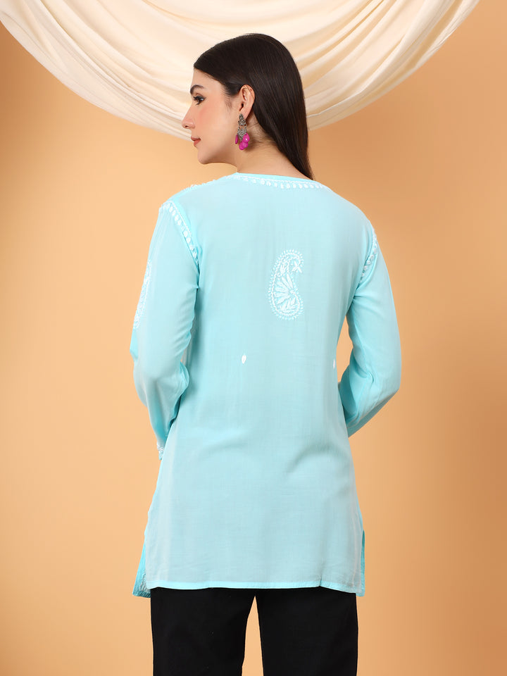 Tripti Modal Chikankari Short Kurti