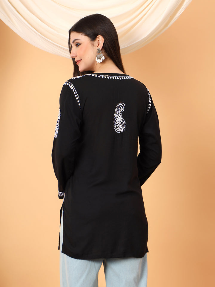 Tripti Modal Chikankari Short Kurti
