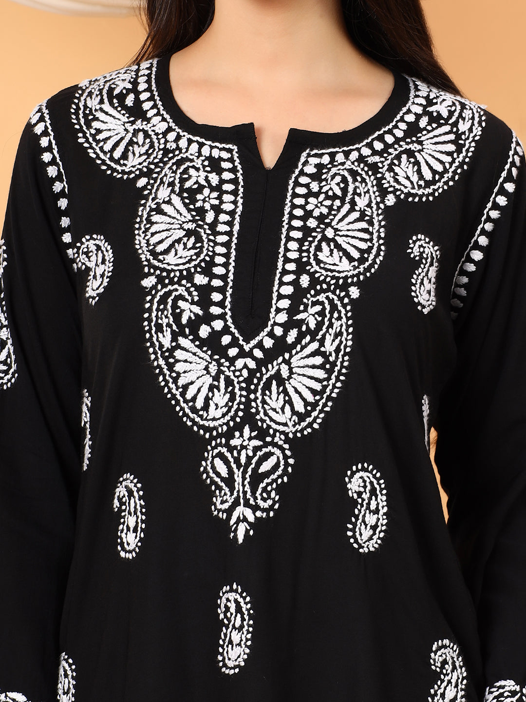 Tripti Modal Chikankari Short Kurti