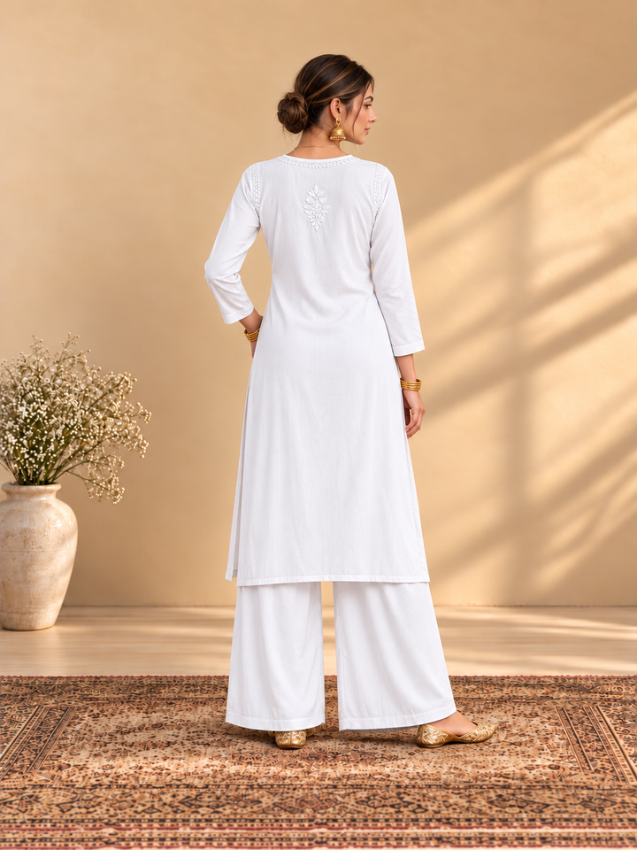 Maryam Chikankari Rayon Co-ord Set